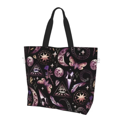 Sac gothique tarot, réutilisable et imperméable.